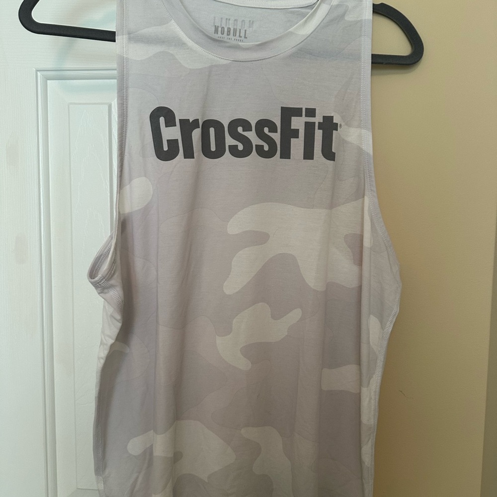 NOBULL Gray Camo Muscle Tee